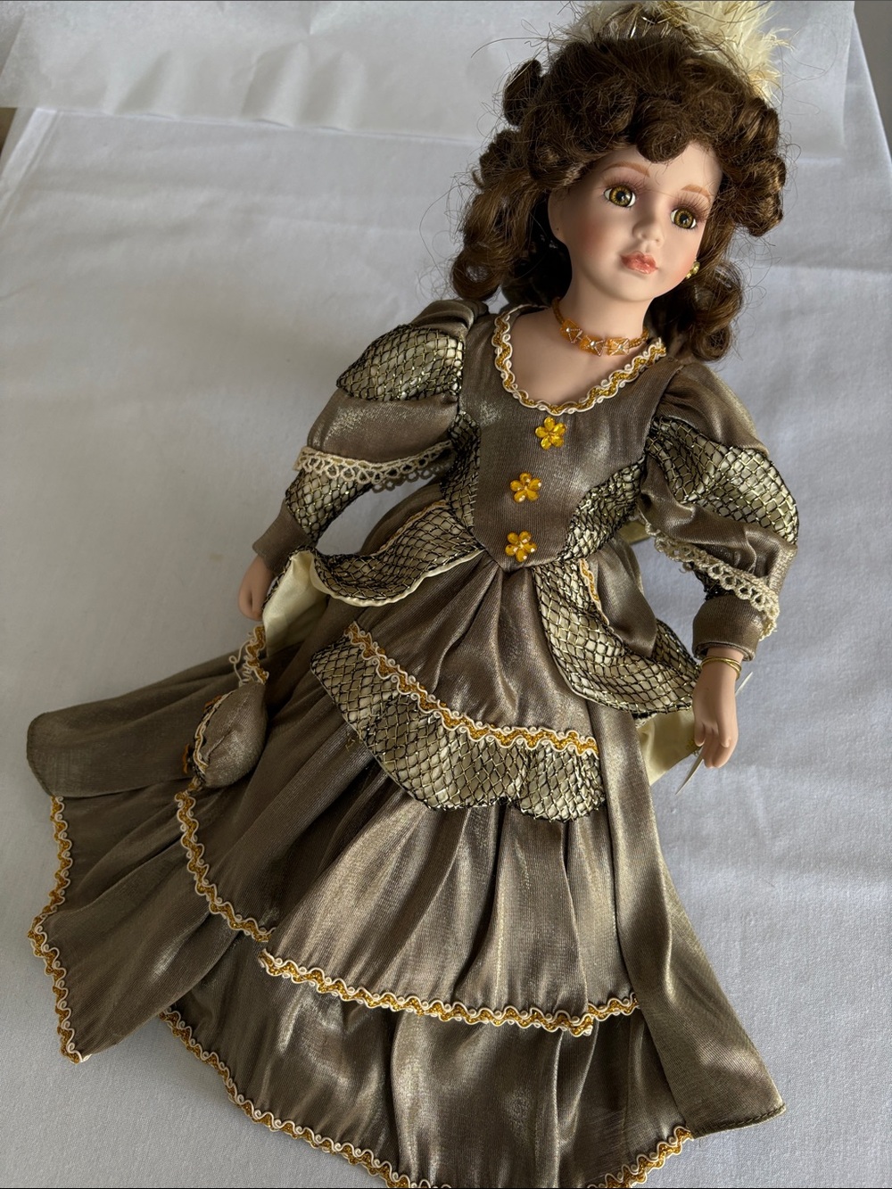 Collectible Memories Porcelain Louise Doll